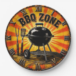 BBQ Zone Grill Master Outdoor Kitchen & Man Cave ペーパープレート