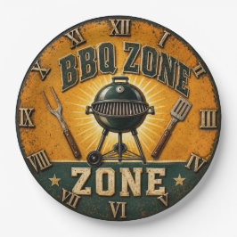 BBQ Zone Rustic Grill Master Outdoor Kitchen ペーパープレート