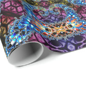 BBQSHOES: Fractal Vortex Digital Art 1020HTC ラッピングペーパー (ロールコーナー)