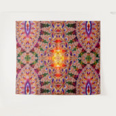 BBQSHOES™ Hrbshbrフェニックスエネルギーフラクタル タペストリー (正面(横))