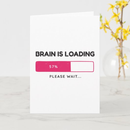 BBrain is loading, please wait カード (黄色い花)