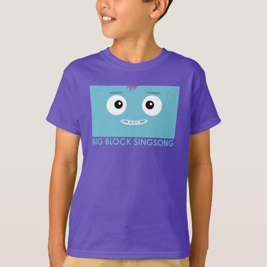 BBSSおもしろいバンドブルーキッズTシャツ Tシャツ (正面)