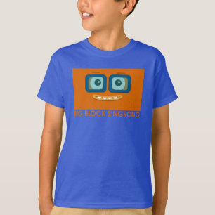 BBSSのおもしろいバンドオレンジの子供のTシャツ Tシャツ