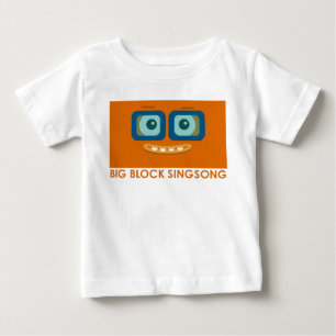 BBSSのおもしろいバンドオレンジベビーのTシャツ ベビーTシャツ
