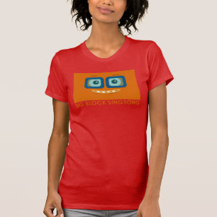 BBSSのおもしろいバンドオレンジ女性のTシャツ Tシャツ