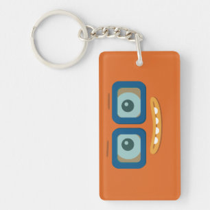 BBSSのおもしろいバンドオレンジKeychain キーホルダー