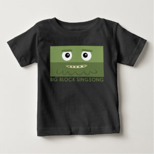 BBSSのおもしろいバンド緑のベビーのTシャツ ベビーTシャツ