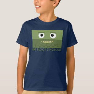BBSSのおもしろいバンド青の子供のTシャツ Tシャツ