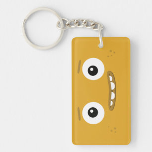 BBSSのおもしろいバンド黄色Keychain キーホルダー
