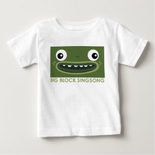 BBSSのカエルのベビーのTシャツ ベビーTシャツ