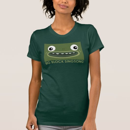 BBSSのカエルの女性のTシャツ Tシャツ (正面)