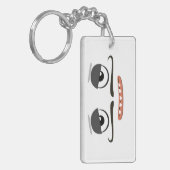 BBSSのカラフルな日Keychain キーホルダー (正面左)