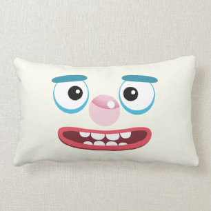 BBSSのピエロの枕(21" x13") ランバークッション