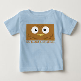 BBSSのフクロウのベビーのTシャツ ベビーTシャツ