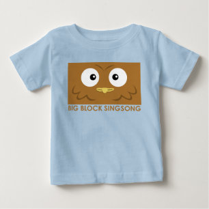 BBSSのフクロウのベビーのTシャツ ベビーTシャツ