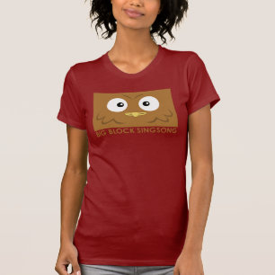 BBSSのフクロウの女性のTシャツ Tシャツ