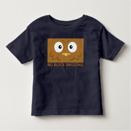 BBSSのフクロウの幼児のTシャツ トドラーTシャツ