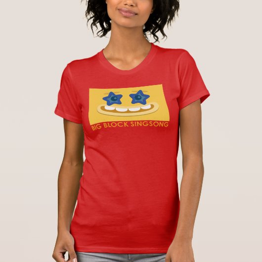 BBSSのフルーツの女性のTシャツ Tシャツ (正面)