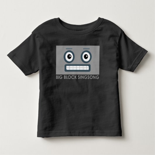 BBSSのロボット幼児のTシャツ トドラーTシャツ (正面)
