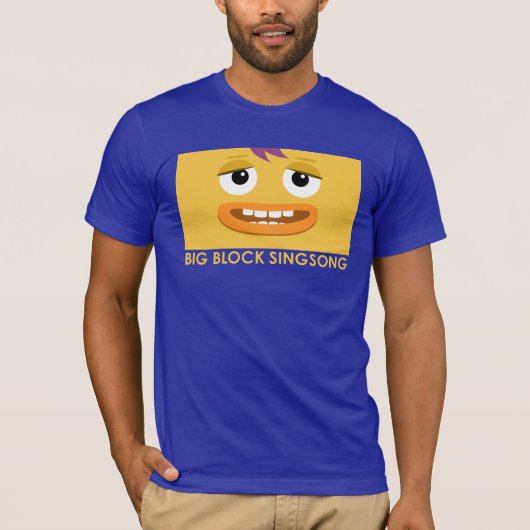 BBSSの石及びロール人のTシャツ Tシャツ (正面)