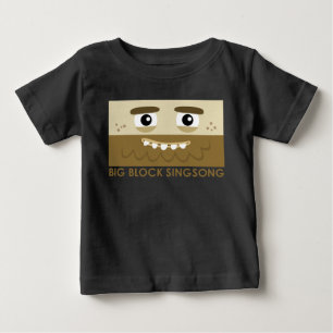 BBSSの穴居人のベビーのTシャツ ベビーTシャツ