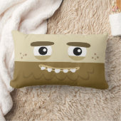 BBSSの穴居人の枕(21" x13") ランバークッション (ブランケット)