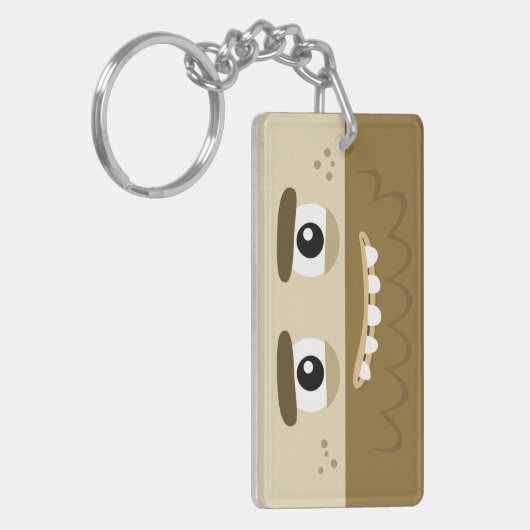 BBSSの穴居人Keychain キーホルダー (正面左)