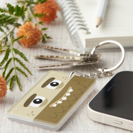 BBSSの穴居人Keychain キーホルダー (正面右)