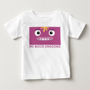 BBSSの違うな紫色のベビーのTシャツ ベビーTシャツ