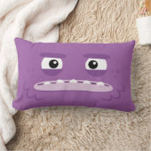 BBSSのLaのティーのDahの紫色の枕(21" x13") ランバークッション (ブランケット)