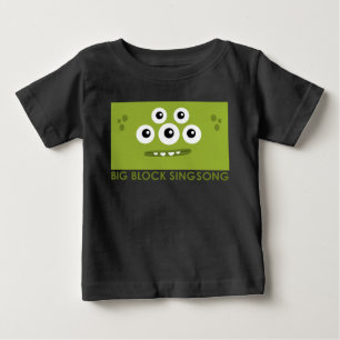 BBSSのLaのティーのDahの緑のベビーのTシャツ ベビーTシャツ