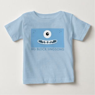 BBSSのLaのティーのDahの青色児のTシャツ ベビーTシャツ