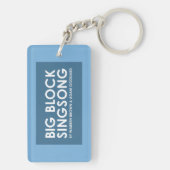 BBSSのLaのティーのDahの青Keychain キーホルダー (裏面)