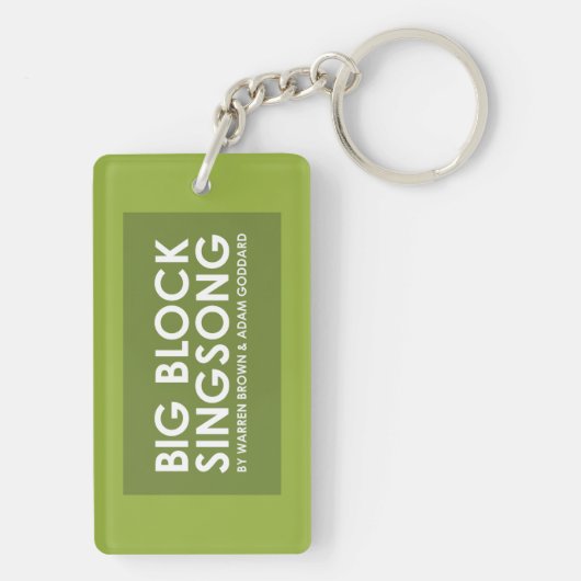 BBSSのLaのティーDah緑のKeychain キーホルダー (裏面)