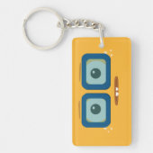 BBSS違うで黄色いKeychain キーホルダー (正面)