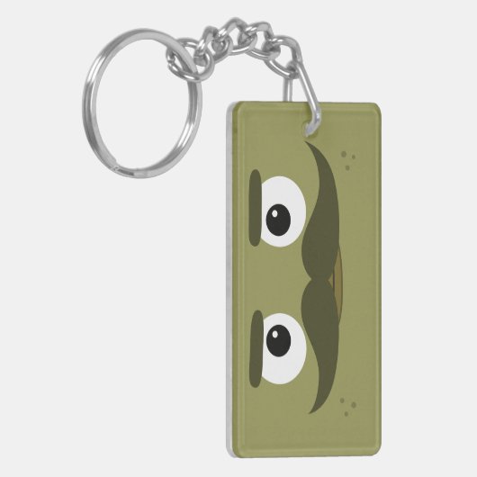 BBSS Moustachios #1 Keychain キーホルダー (正面左)