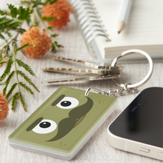 BBSS Moustachios #1 Keychain キーホルダー (正面右)