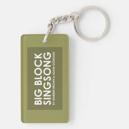 BBSS Moustachios #2 Keychain キーホルダー (裏面)