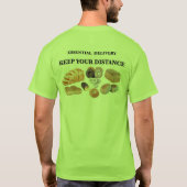 BBUProud to 食べ物を与え America(米国へのBBUPルート) Tシャツ (裏面)