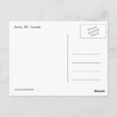 BC庭の花 ポストカード (裏面)