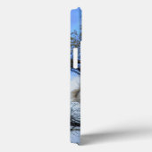 BC牧場ウマ科のの白い威勢の良い馬の写真 Case-Mate iPhoneケース (裏面 / 右)