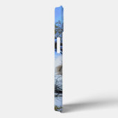 BC牧場ウマ科のの白い威勢の良い馬の写真 Case-Mate iPhoneケース (裏面 / 右)