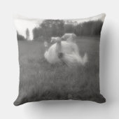 BC牧場ウマ科のの馬好き写真 クッション (裏面)