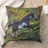 BC牧場ウマ科のの馬好き写真 クッション (ブランケット)