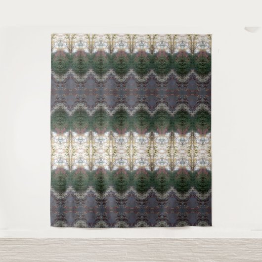 BC秋ツリーイカット9 タペストリー (正面)