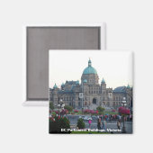 BC議会建物/ビクトリアBCカナダ マグネット (正面/裏面)