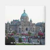 BC議会建物/ビクトリアBCカナダ マグネット (正面)