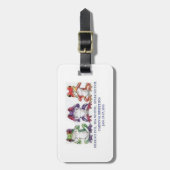 BC6荷物のラベル ラゲッジタグ (正面縦)