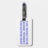 BC6荷物のラベル ラゲッジタグ (裏面縦)