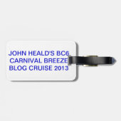 BC6荷物のラベル ラゲッジタグ (裏面横)